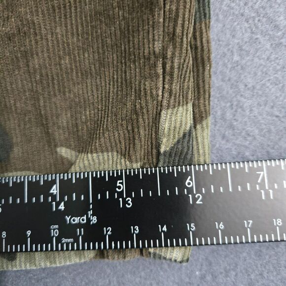 American Eagle Women 2 Regular Mid Rise Camo Corduroy Mom Jeans Super Stretch - Picture 13 of 16